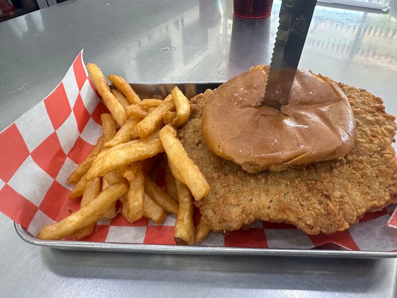 Chicken-Fried Steak, Fried Pickles, and Queso Fries Chicken-Fried Steak, Fried Pickles, and Queso Fries