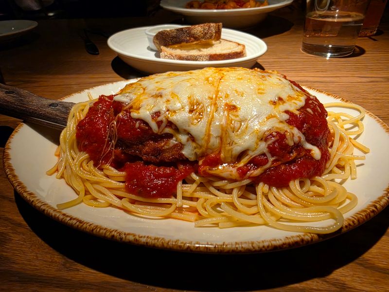 Chicken Parm That Barely Fits On The Plate