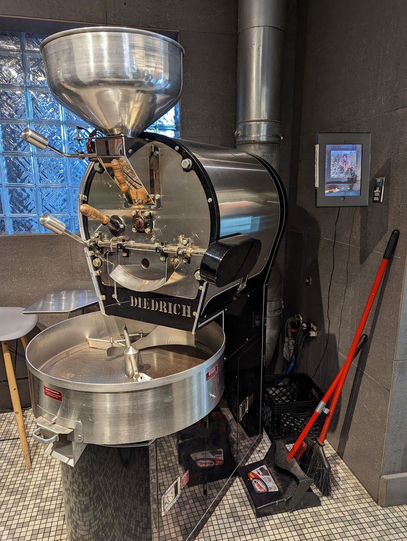 Coffee Roasting Behind The Counter