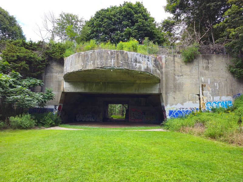 Concrete Ghosts of Fort Dearborn Hiding in the Woods