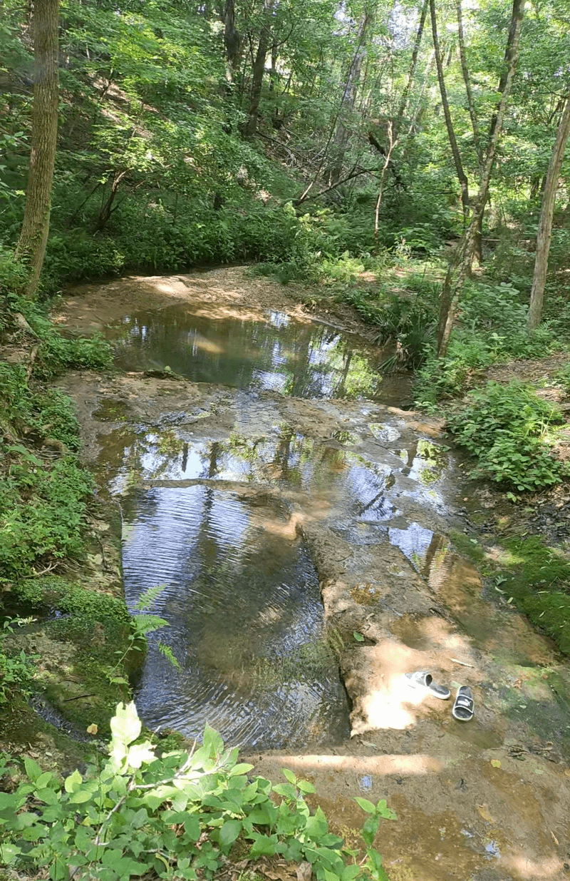Cool Spring Water at the Indian Baths