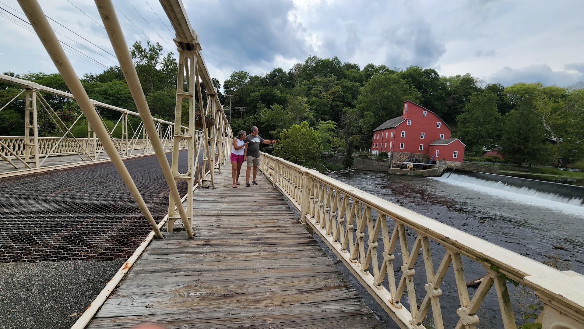 Crossing the Lowthorp Truss Bridge Crossing the Lowthorp Truss Bridge