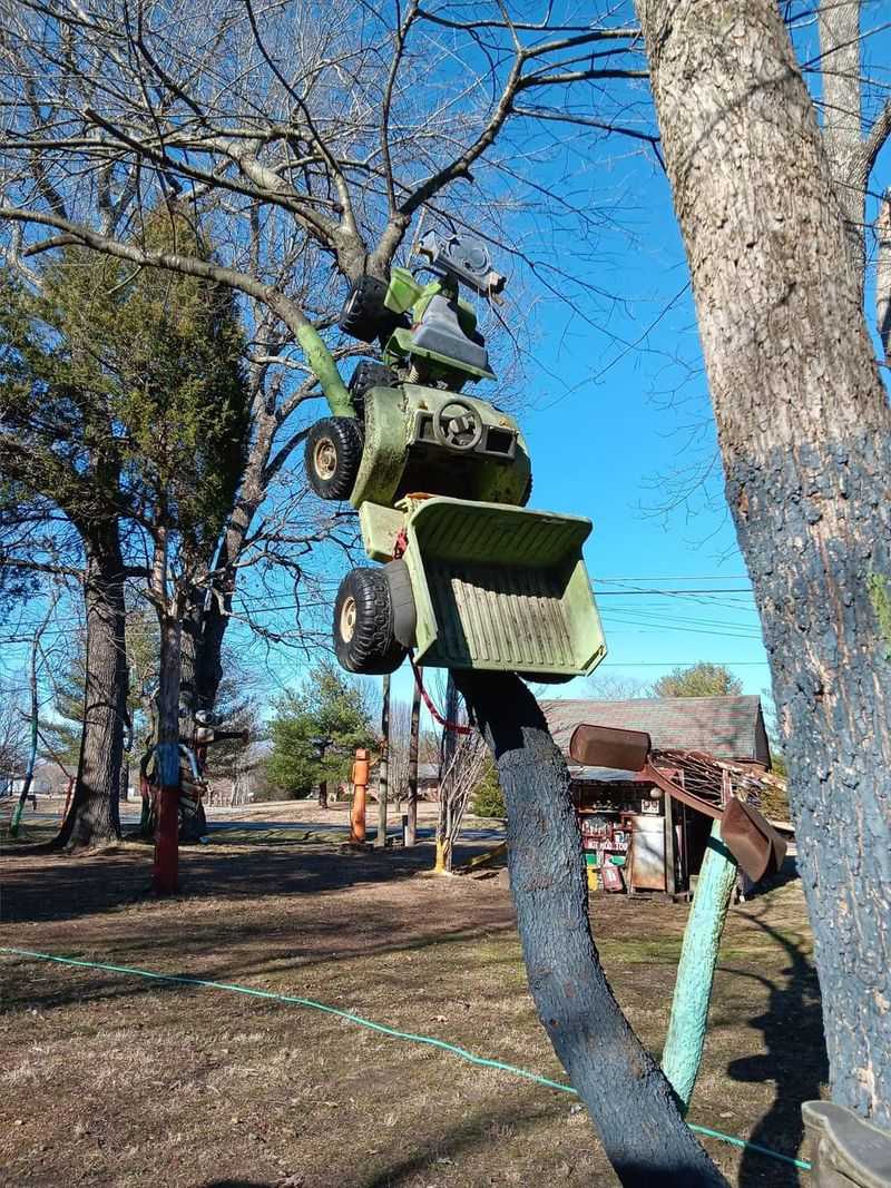 Driving My Wife Up the Tree and Other Pun Sculptures