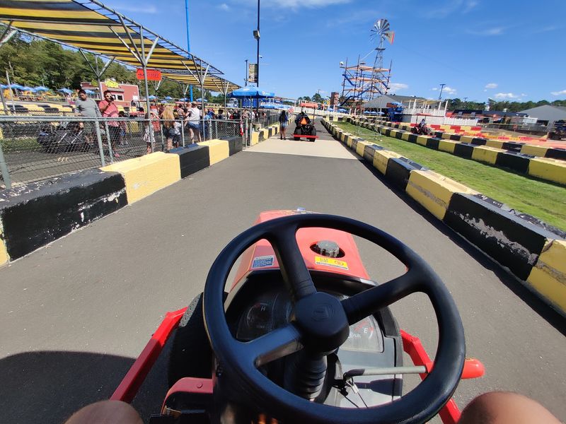 Driving Trucks And Rolling Turnpikes