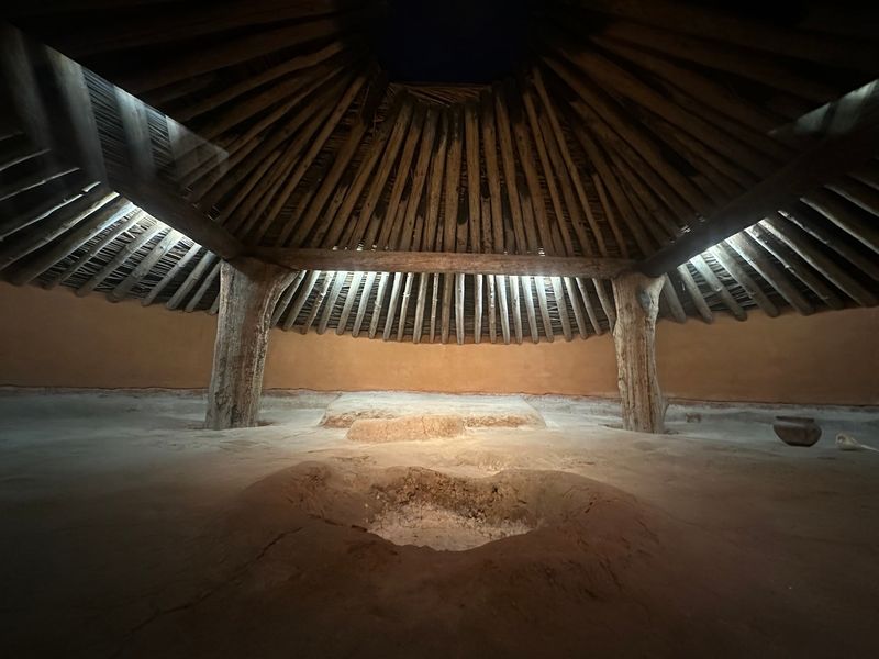 Earth Lodge Floor Over 1,000 Years Old