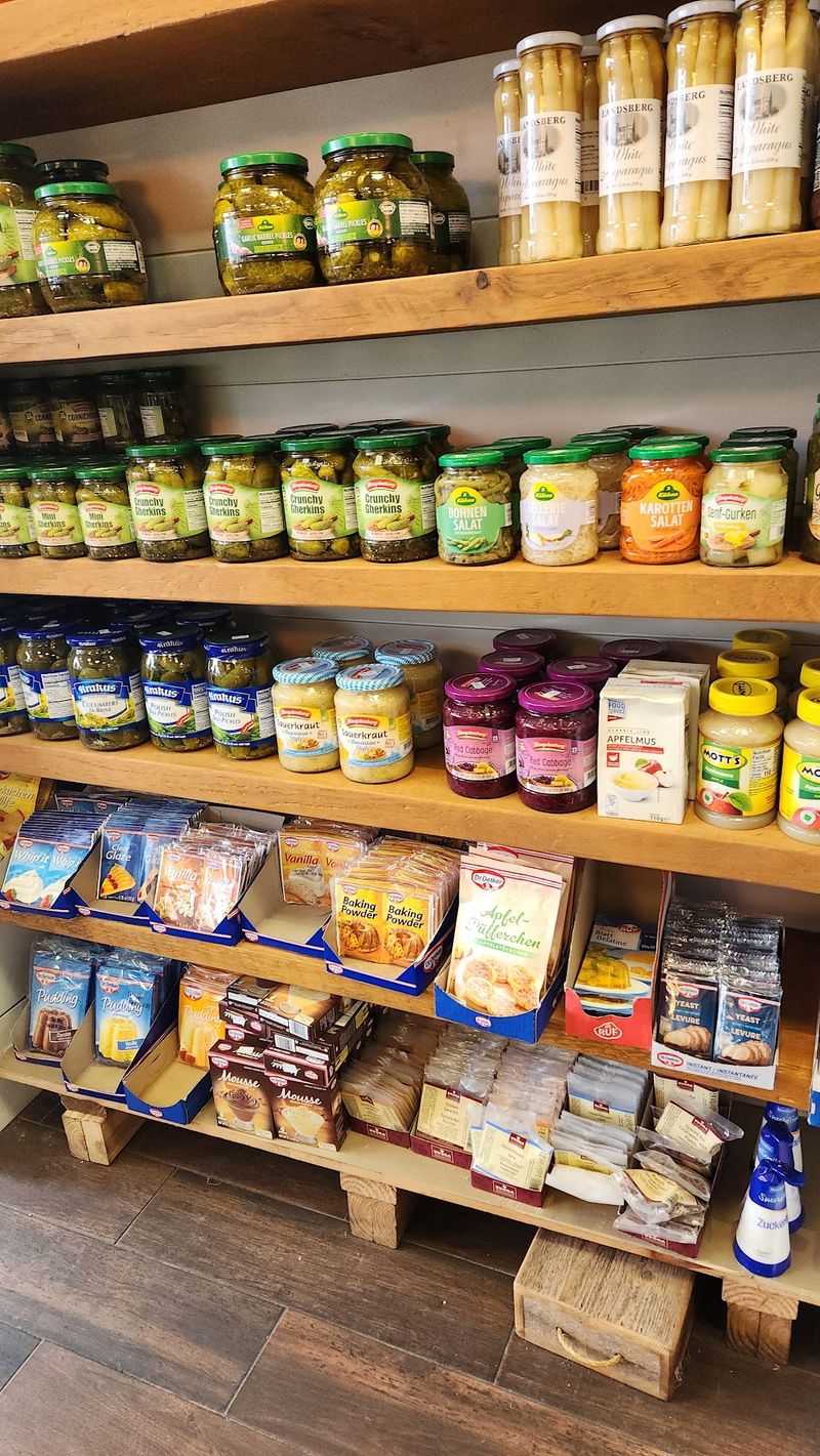 European Groceries Tucked Along The Shelves European Groceries Tucked Along The Shelves