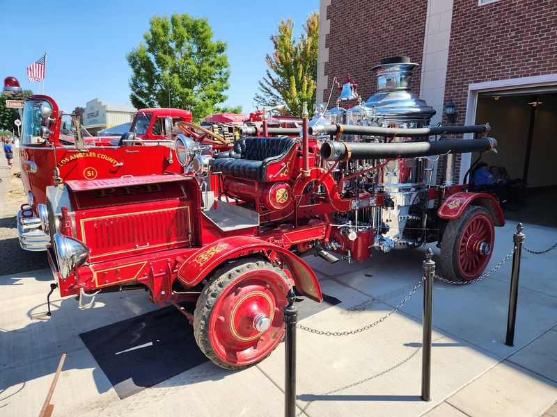 Fire Engines With Plenty of Red Paint Fire Engines With Plenty of Red Paint