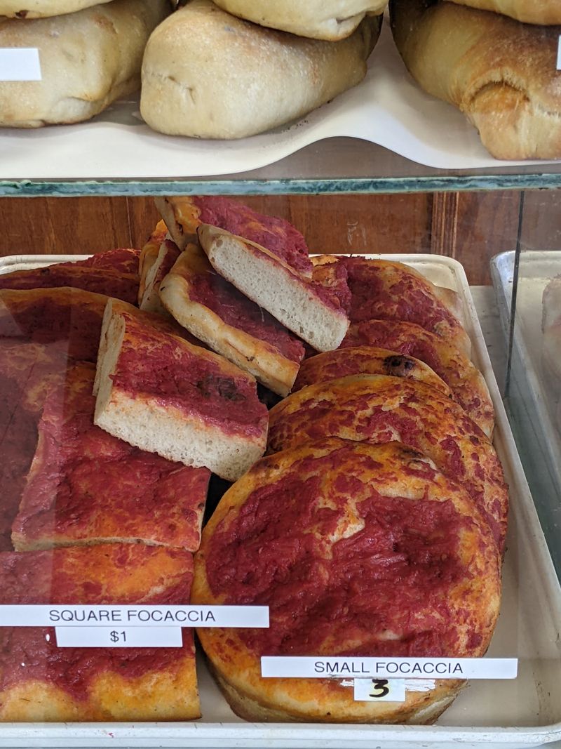 Focaccia Squares and Rainbow Cookies Focaccia Squares and Rainbow Cookies