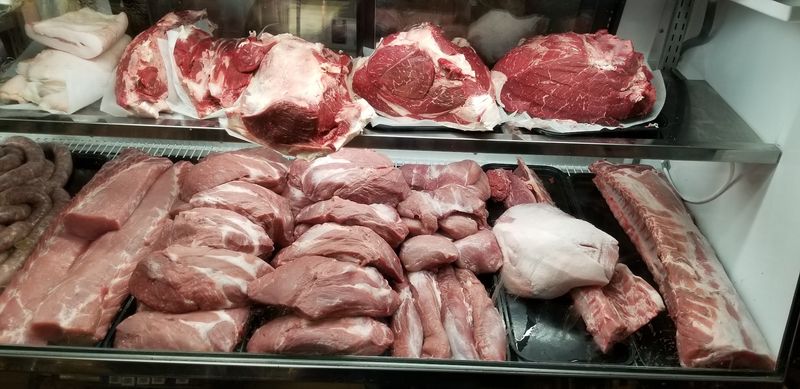 Fresh Cuts And Steaks From The Butcher Block
