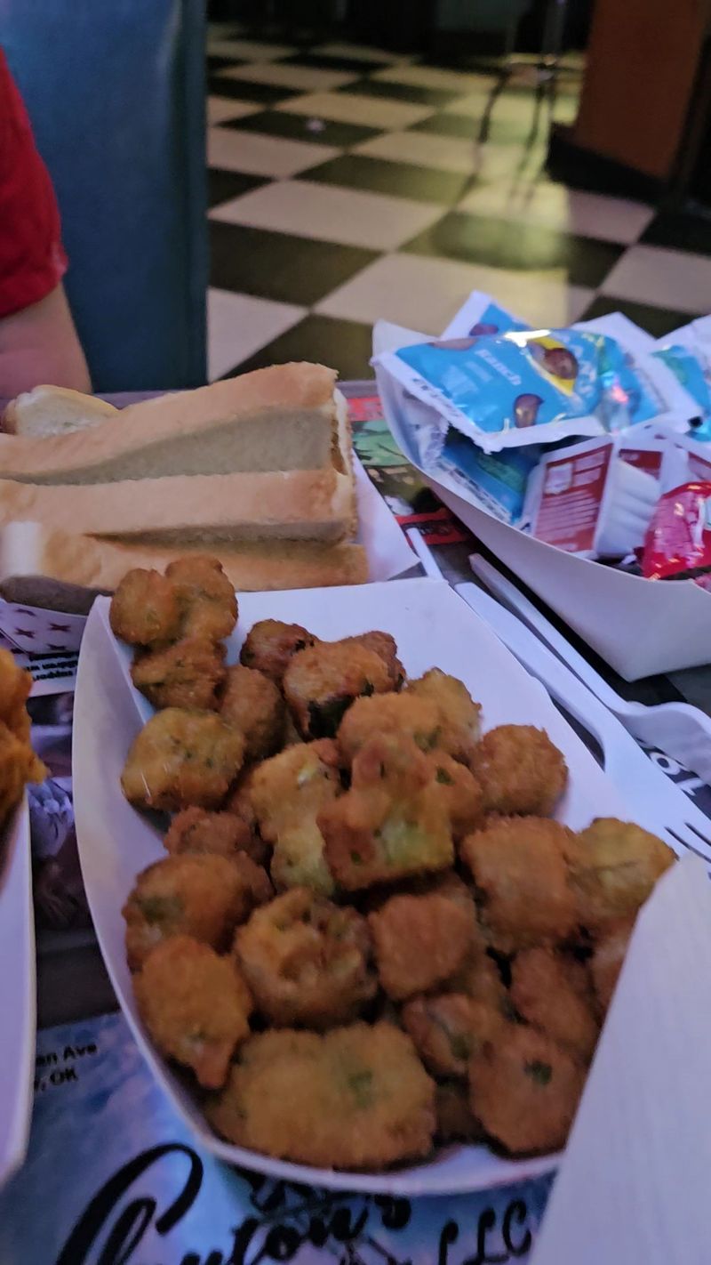 Fried Okra, The Only Vegetable In The Building