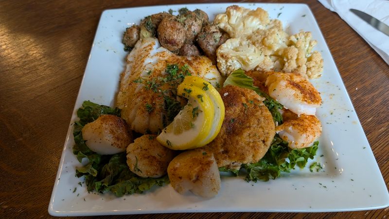 German Plates and Surprising Seafood by the Susquehanna