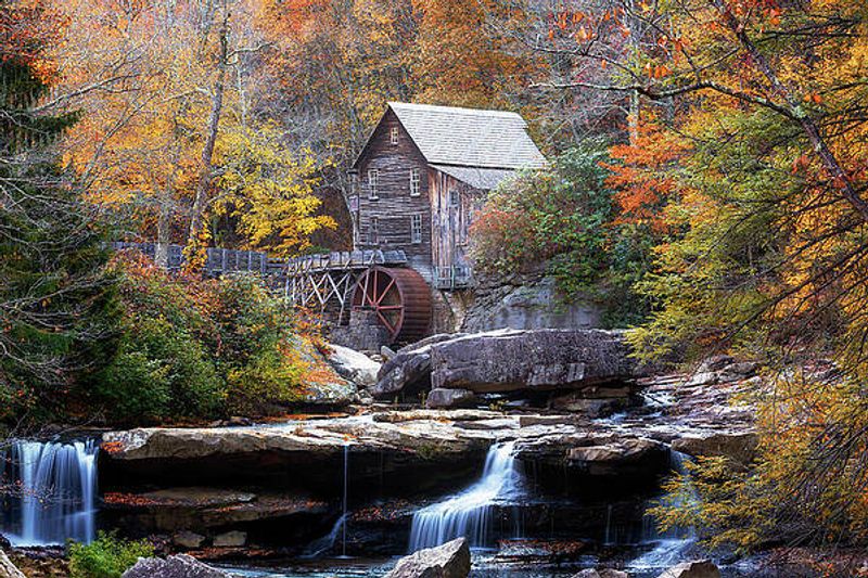 Glade Creek Grist Mill Falls, Clifftop, WV Glade Creek Grist Mill Falls, Clifftop, WV