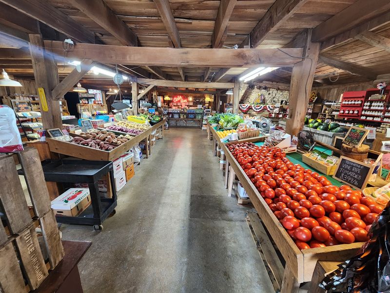 Groceries Under Civil War Era Beams Groceries Under Civil War Era Beams