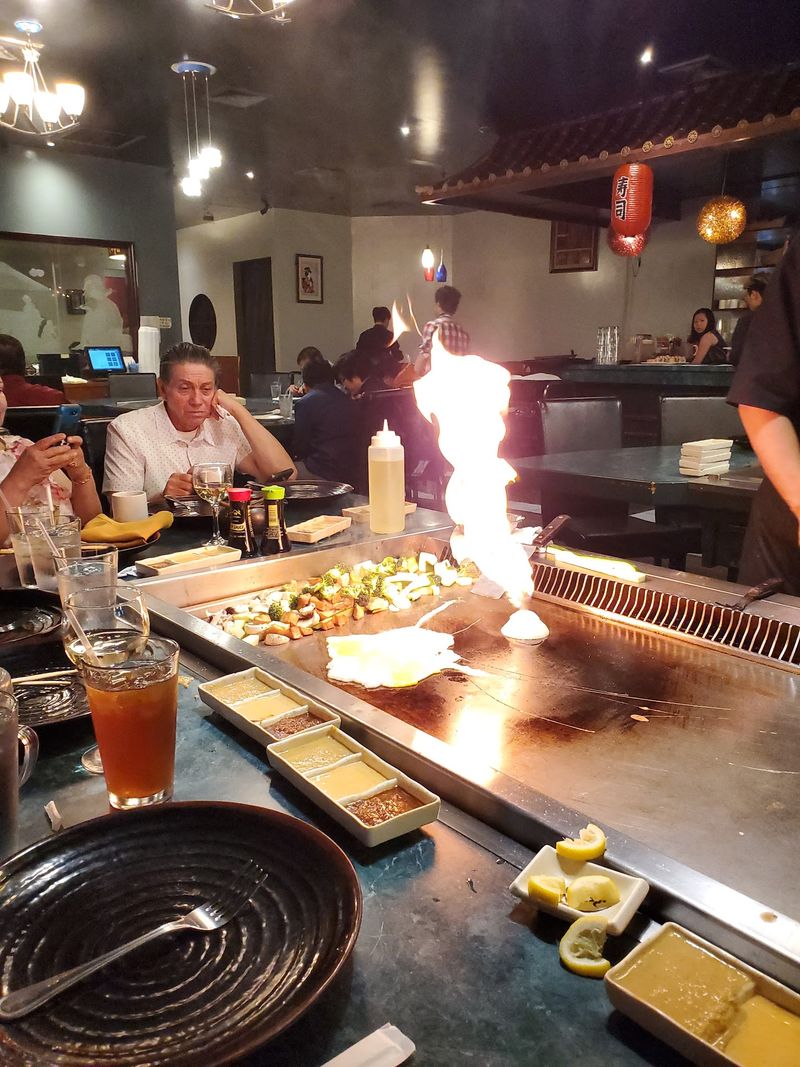 Hibachi Tables Where Dinner Comes With A Show