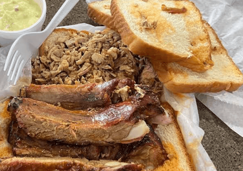 Hickory Smoked Ribs at Archibald's BBQ in Northport Hickory Smoked Ribs at Archibald's BBQ in Northport