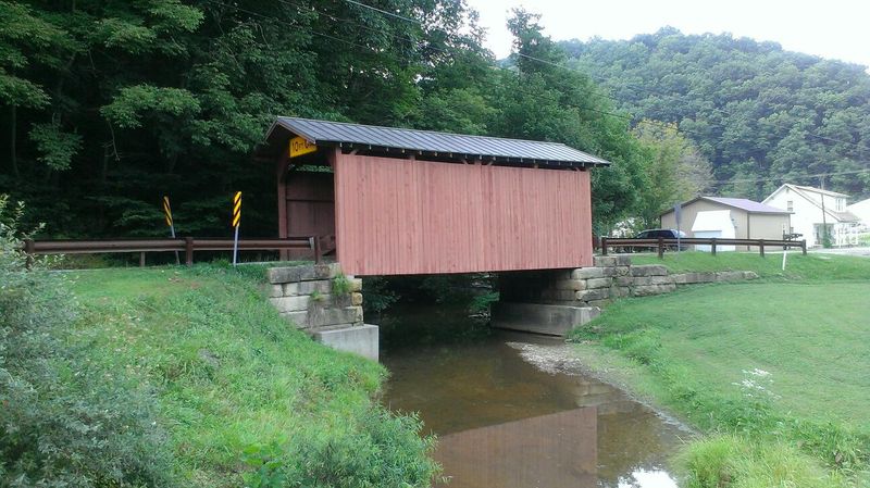 Historic Fish Creek Covered Bridge, Metz, WV Historic Fish Creek Covered Bridge, Metz, WV