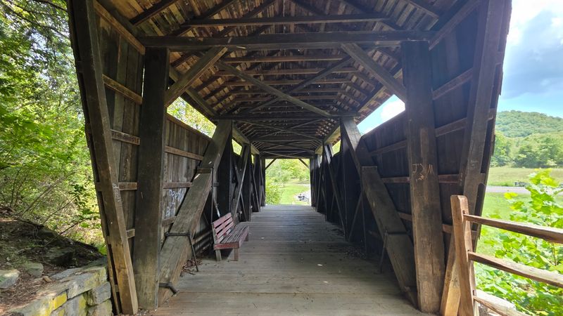Historic Indian Creek Covered Bridge, Union, WV