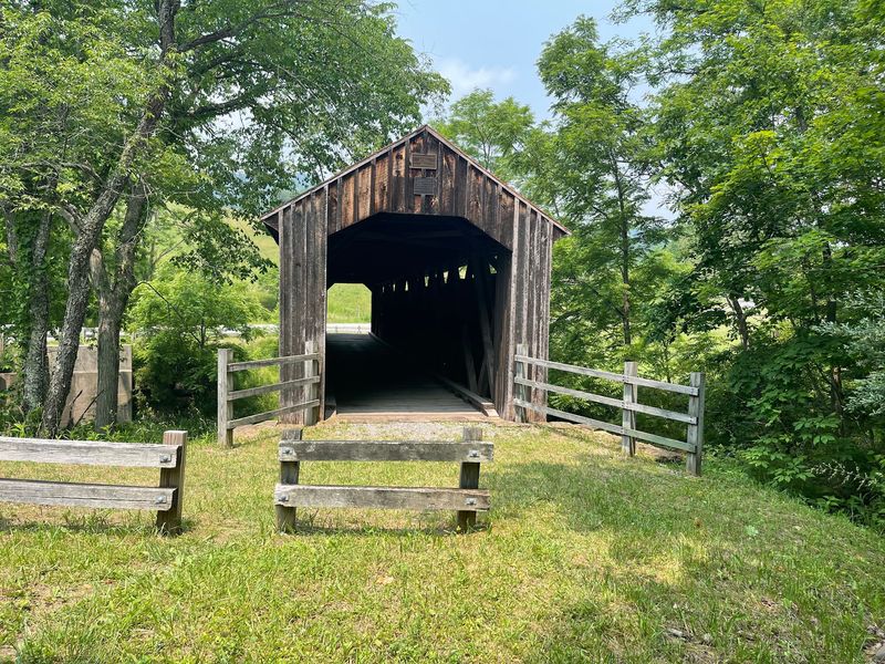 Historic Locust Creek Covered Bridge, Renick, WV