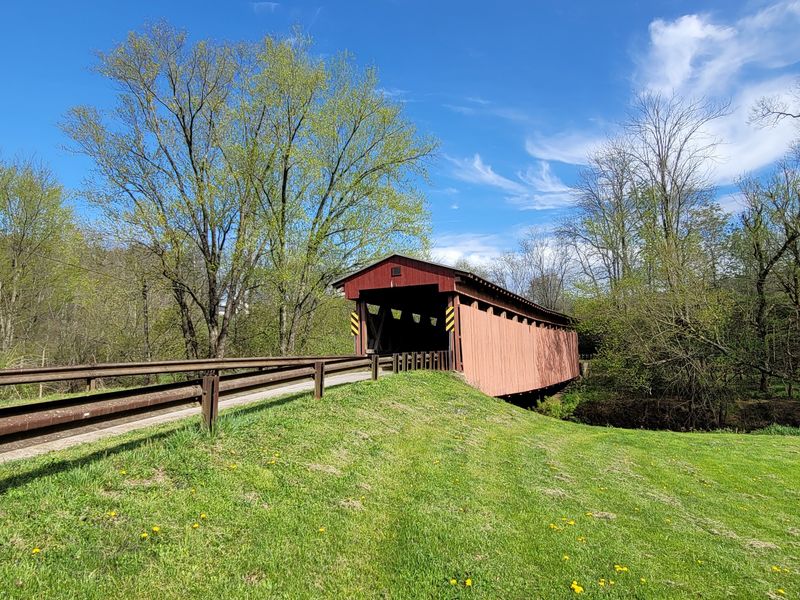 Historic Sarvis Fork Covered Bridge, Sandyville, WV Historic Sarvis Fork Covered Bridge, Sandyville, WV