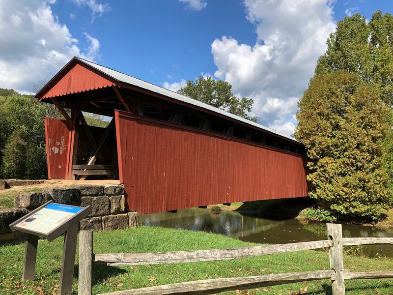 Historic Staats Mill Covered Bridge, Ripley, WV