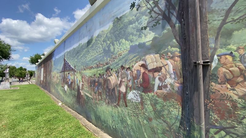 History Painted on a Floodwall History Painted on a Floodwall