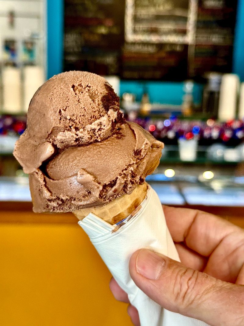 Homemade Ice Cream Churned Right on Site