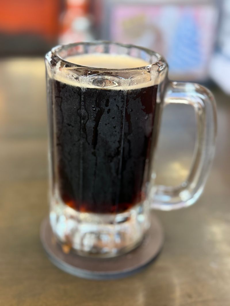 Homemade Root Beer Poured Fresh On Tap