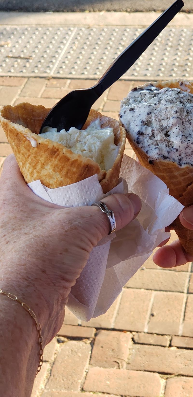 Homemade Waffle Cones and Milkshakes