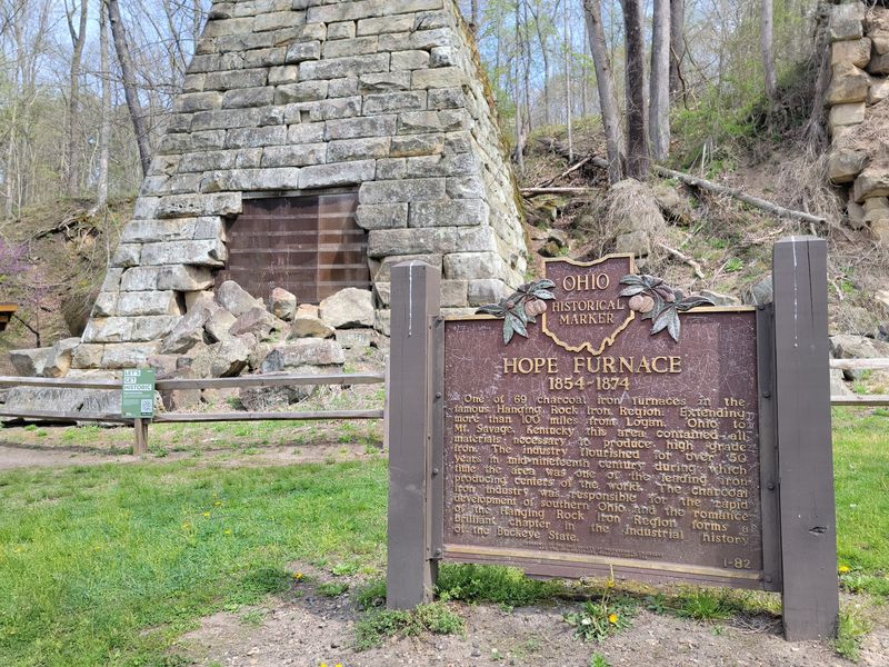 Hope Furnace Ruins, Lake Hope State Park