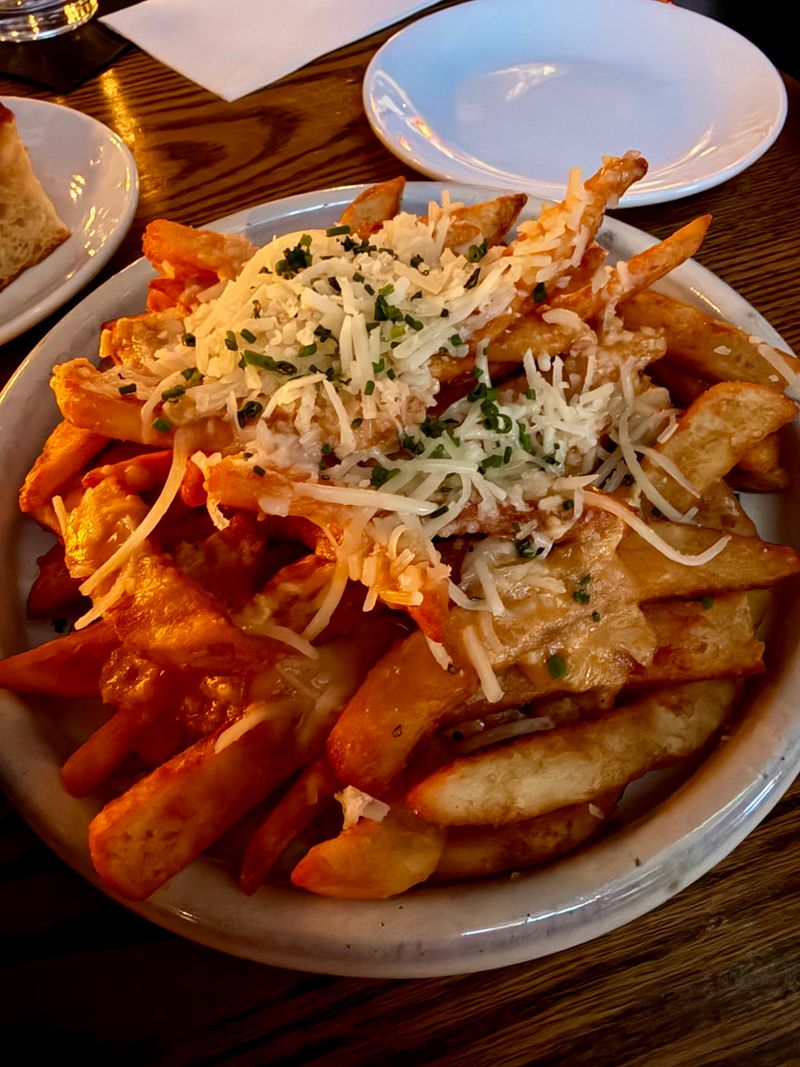 Horse Fries, Shrimp and Grits, and a Chalkboard of Local Farms Horse Fries, Shrimp and Grits, and a Chalkboard of Local Farms