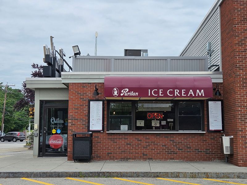 Ice Cream Window Charm On A Summer Evening