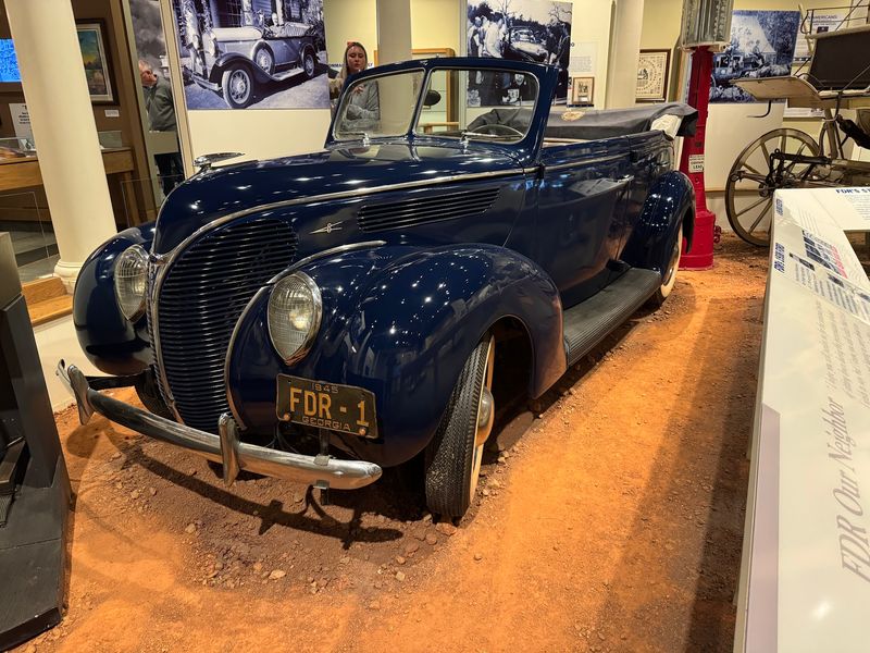 Inside the Museum, A Ford With Hand Controls and a Voice on the Radio Inside the Museum, A Ford With Hand Controls and a Voice on the Radio