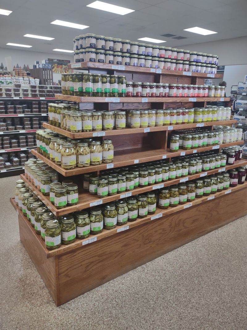 Jams, Jellies And Canned Goods Lined Up Like Jewels Jams, Jellies And Canned Goods Lined Up Like Jewels