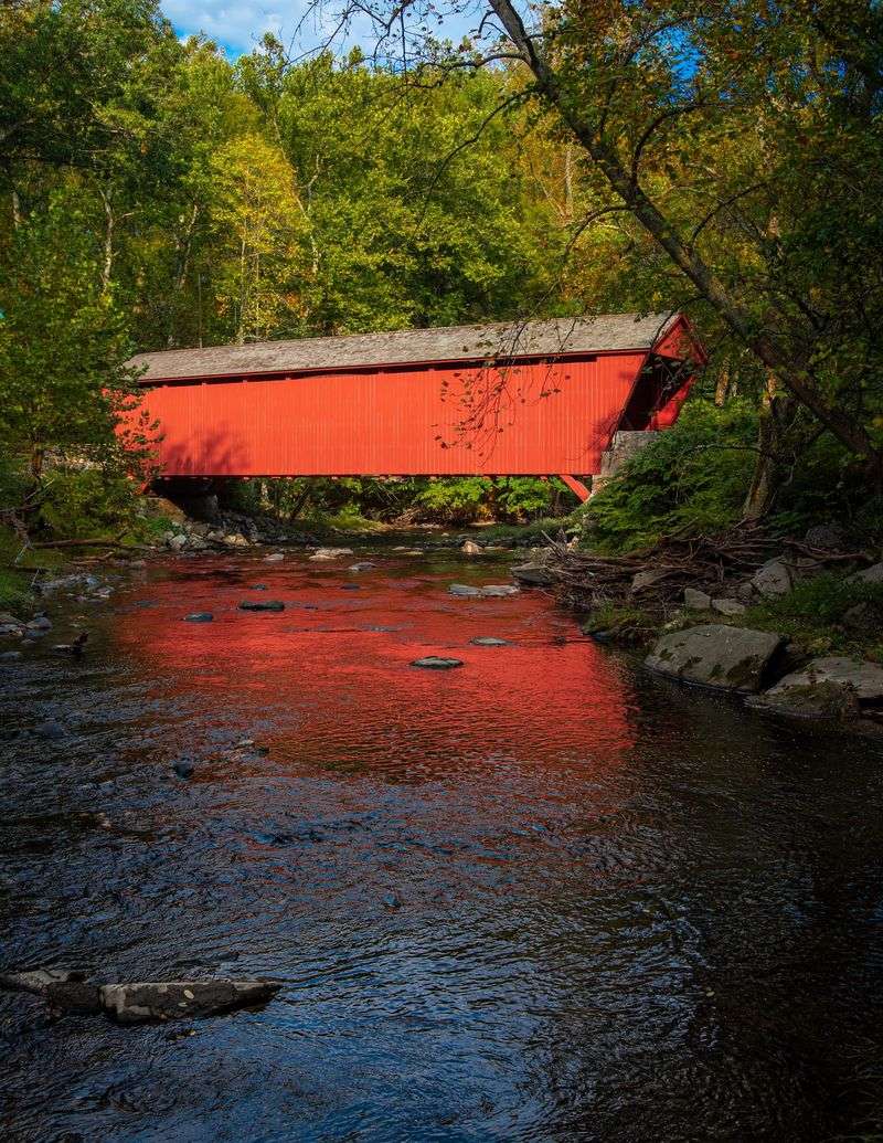 Jericho Covered Bridge Over Little Gunpowder Falls