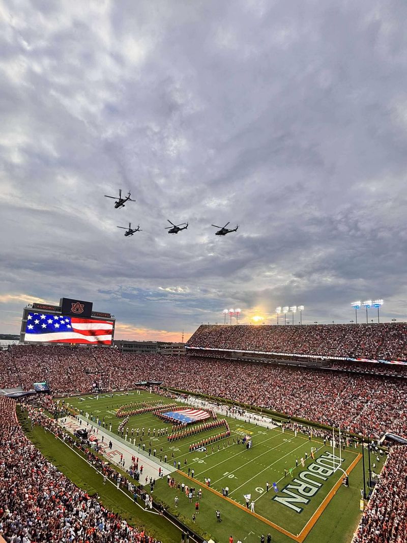 Jordan-Hare Stadium on a Fall Saturday