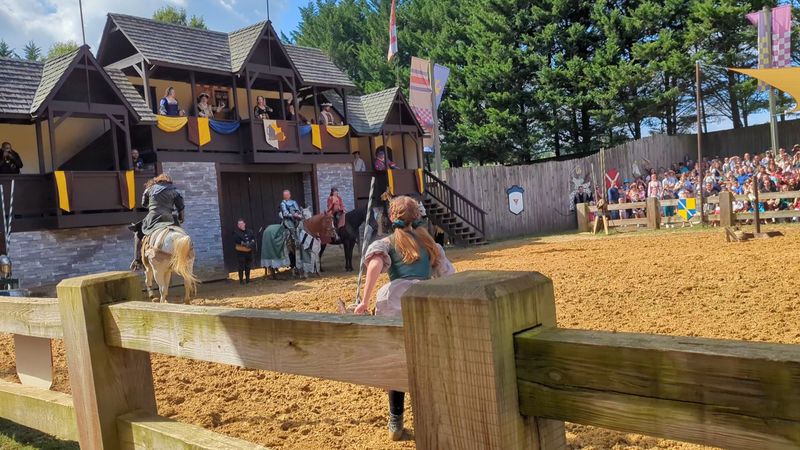Jousting Knights And A Three Thousand Seat Arena Jousting Knights And A Three Thousand Seat Arena