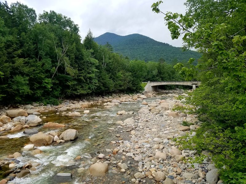 Lincoln Woods Trail and Its Swaying Suspension Bridge