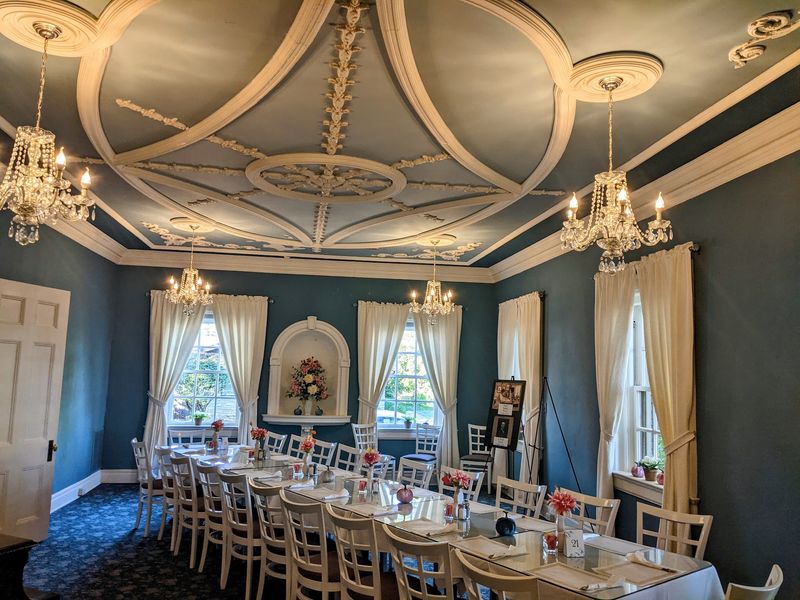 Lunch Inside a Rescued Mansion Lunch Inside a Rescued Mansion