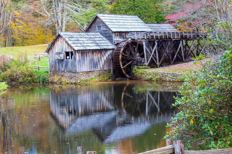 Mabry Mill and Its Water Wheel Photo Op Mabry Mill and Its Water Wheel Photo Op