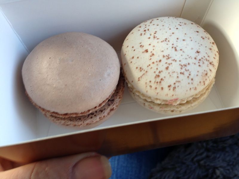 Macarons Lined Up Like Tiny Jewels Macarons Lined Up Like Tiny Jewels