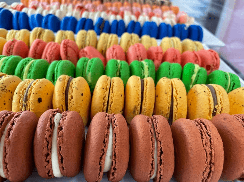 Macarons in Every Color of the Rainbow