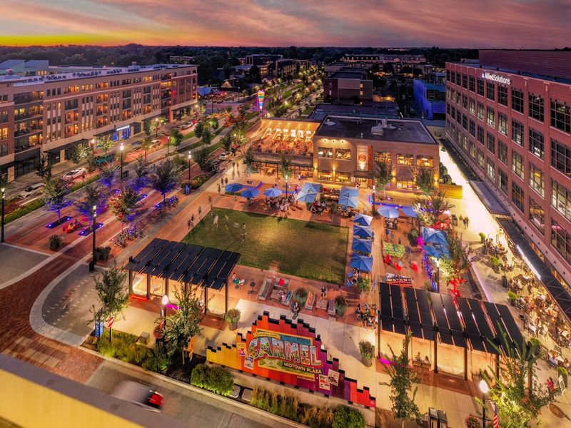 Midtown Plaza and Monon Boulevard Playground, Carmel Midtown Plaza and Monon Boulevard Playground, Carmel