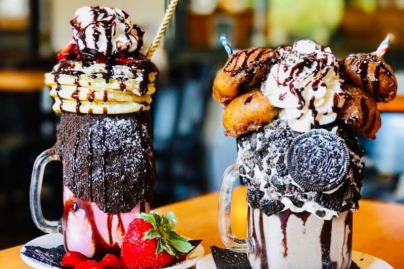 Milkshakes That Arrive Like Small Parade Floats Milkshakes That Arrive Like Small Parade Floats