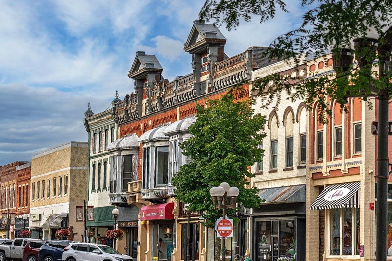 Minnesota Street and Its Brick Storefronts Minnesota Street and Its Brick Storefronts