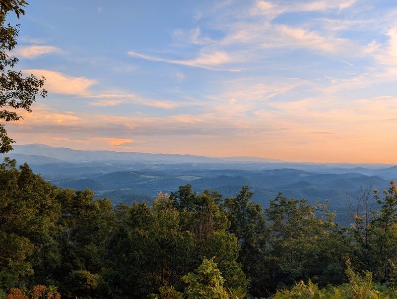 Molly’s Knob Trail at Hungry Mother State Park, Marion, Virginia Molly’s Knob Trail at Hungry Mother State Park, Marion, Virginia