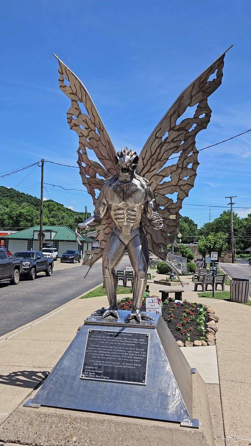 Mothman Statue, Point Pleasant, WV Mothman Statue, Point Pleasant, WV