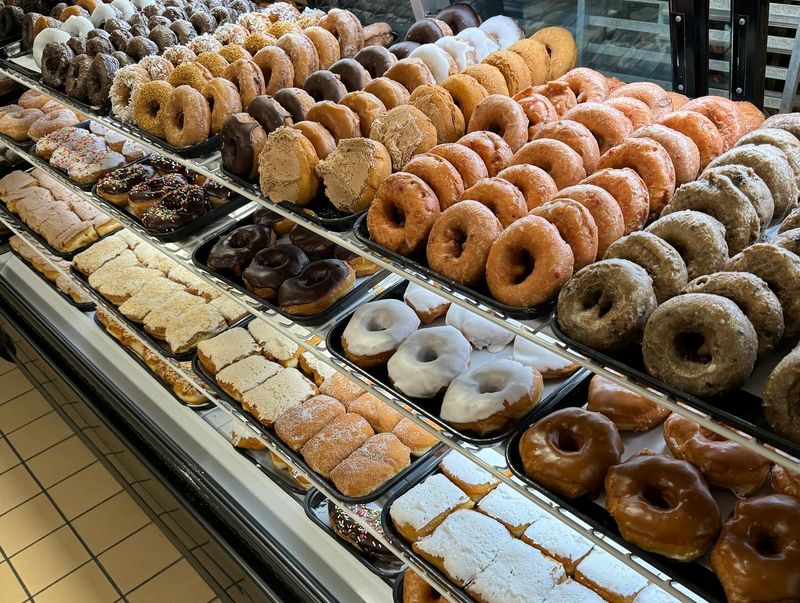 Nearly Sixty Kinds Of Donuts In One Case Nearly Sixty Kinds Of Donuts In One Case