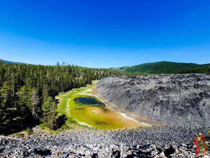Newberry National Volcanic Monument, Big Obsidian Flow Newberry National Volcanic Monument, Big Obsidian Flow
