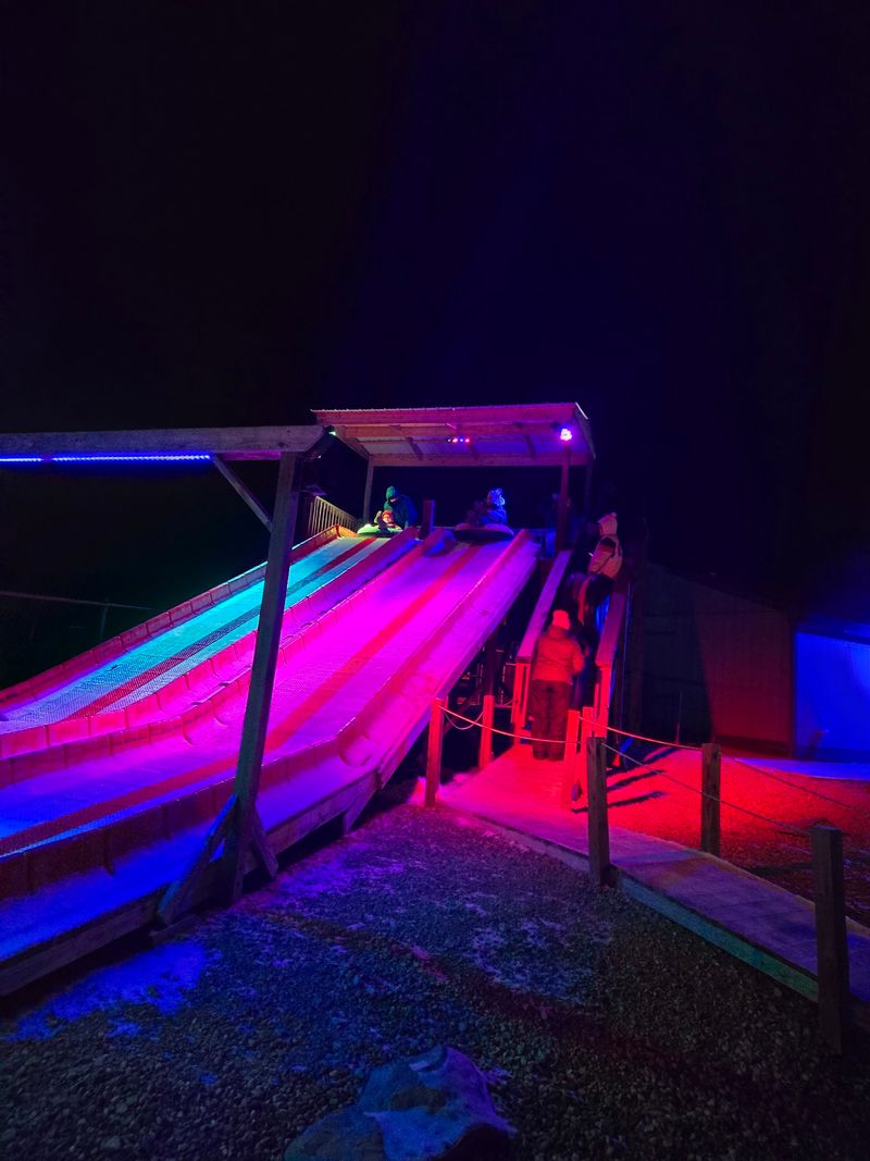 Nighttime Thrills: Glo Tubing and the Light Maze