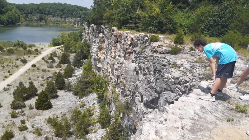 Nine Miles of Trails Carved Into an Old Limestone Quarry